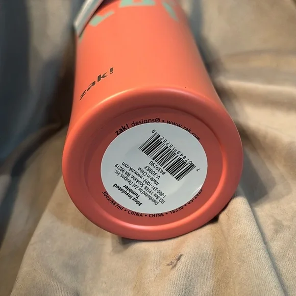 ZAK Insulated Tumbler 30 oz Vacuum Insulated Stainless Steel with lid pink - Picture 3 of 4